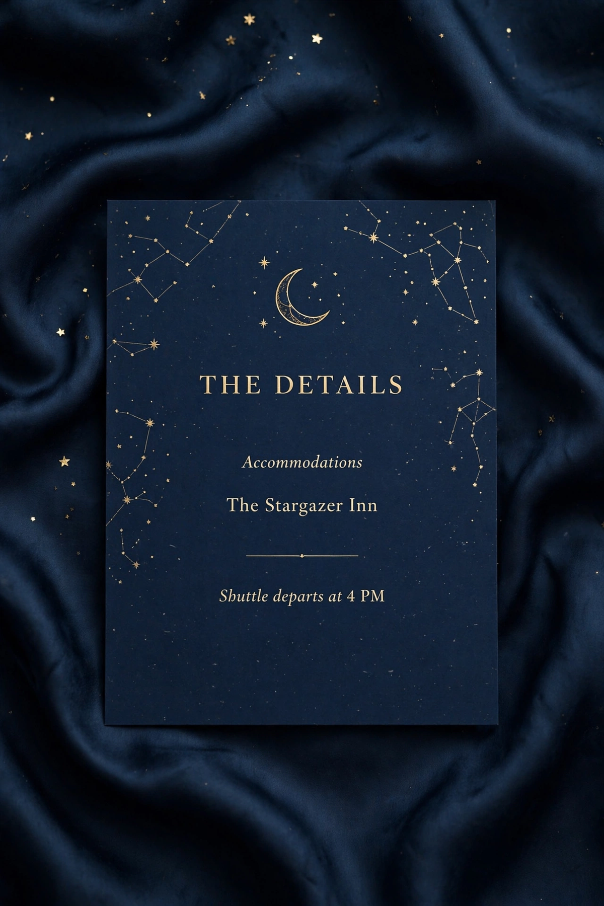 Celestial wedding details — printable suite by Fête Paper Co.