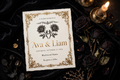 Gothic Romance wedding invite — printable suite by Fête Paper Co.