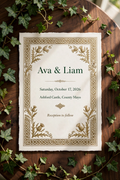 Irish Celtic wedding invite — printable suite by Fête Paper Co.