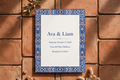Mediterranean Tile wedding invite — printable suite by Fête Paper Co.