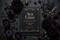 Moody Botanical wedding invite — printable suite by Fête Paper Co.