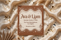 Retro 70s Disco wedding invite — printable suite by Fête Paper Co.
