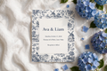 Toile de Jouy wedding invite — printable suite by Fête Paper Co.