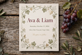 Vineyard Wine wedding invite — printable suite by Fête Paper Co.